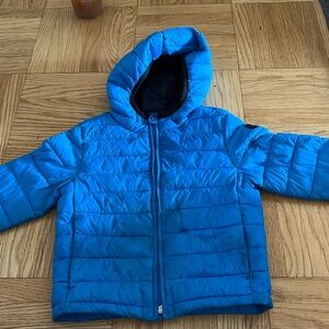 GAP blue nylon coat size 3/3T